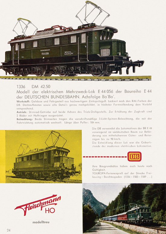 Fleischmann Katalog H0 1962-1963