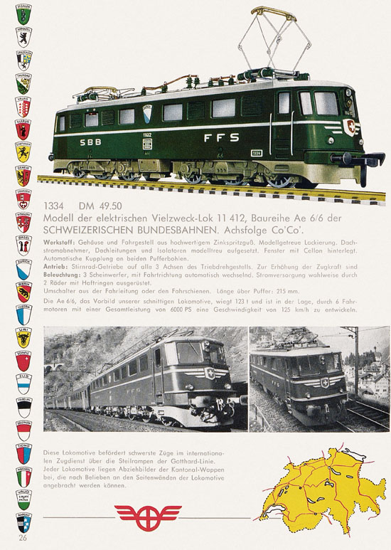 Fleischmann Katalog H0 1962-1963