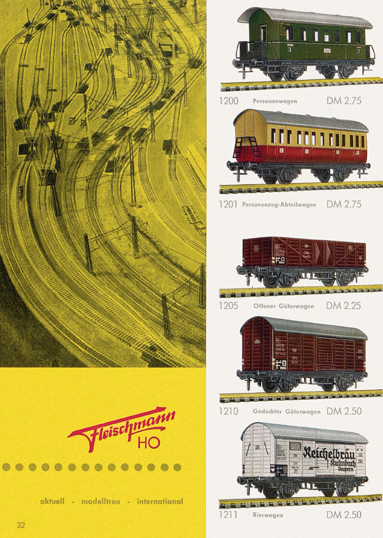 Fleischmann Katalog H0 1962-1963