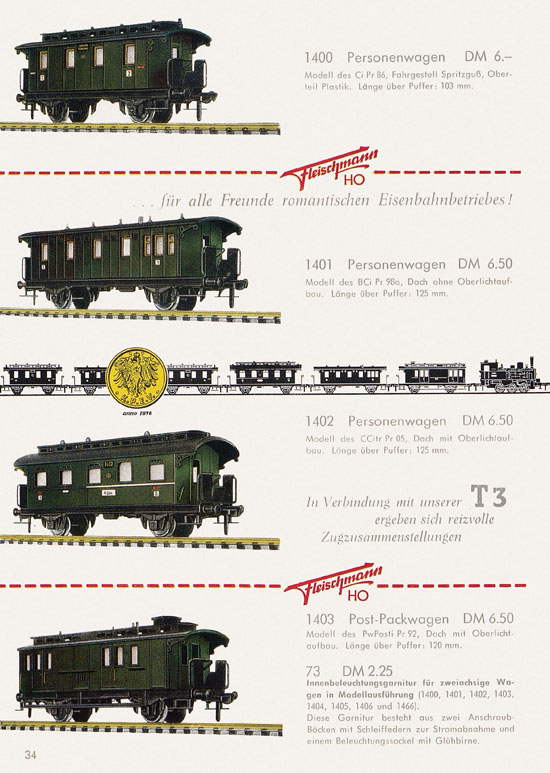 Fleischmann Katalog H0 1962-1963