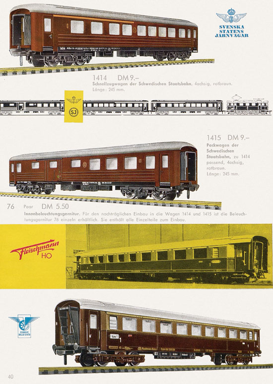 Fleischmann Katalog H0 1962-1963