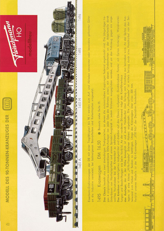 Fleischmann Katalog H0 1962-1963