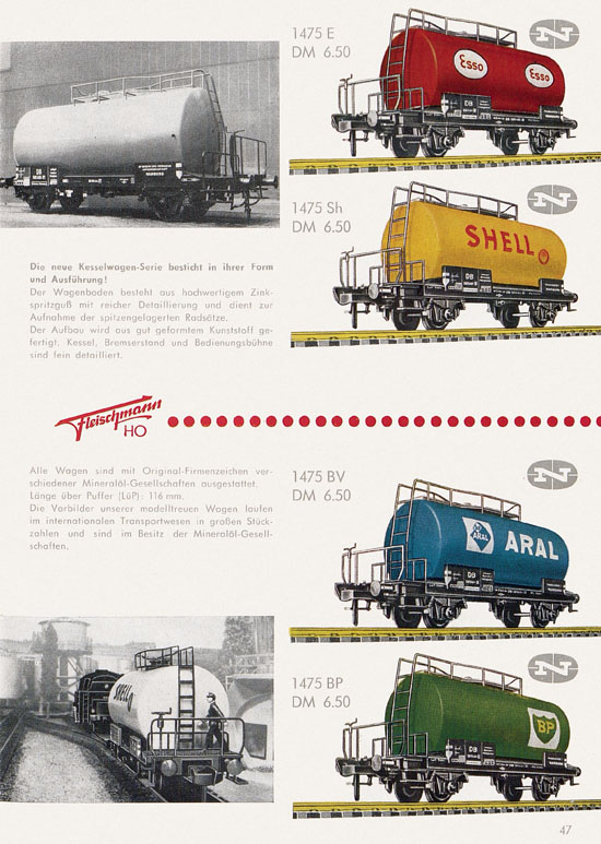 Fleischmann Katalog H0 1962-1963