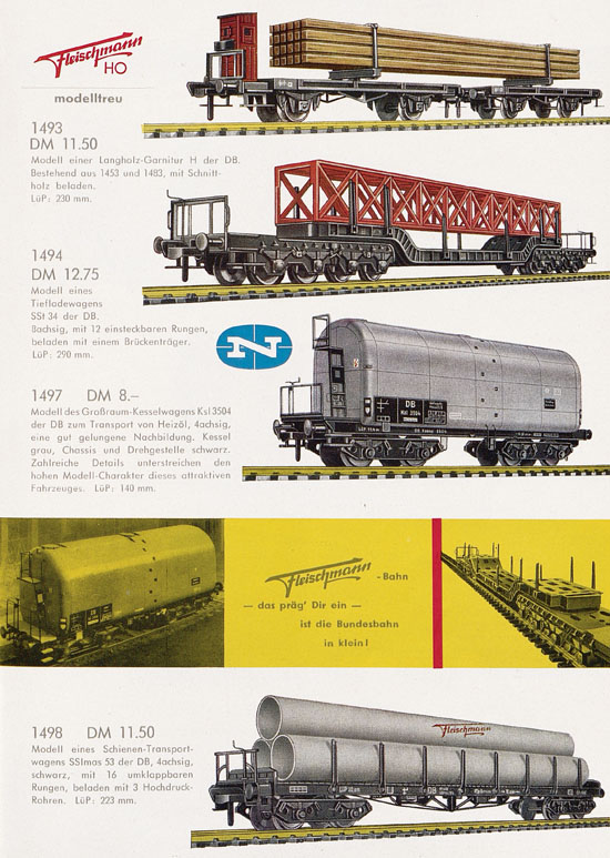 Fleischmann Katalog H0 1962-1963