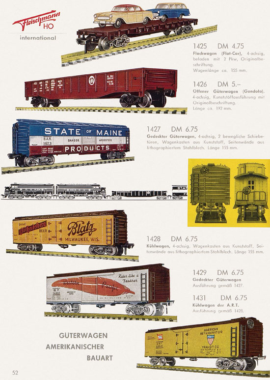 Fleischmann Katalog H0 1962-1963