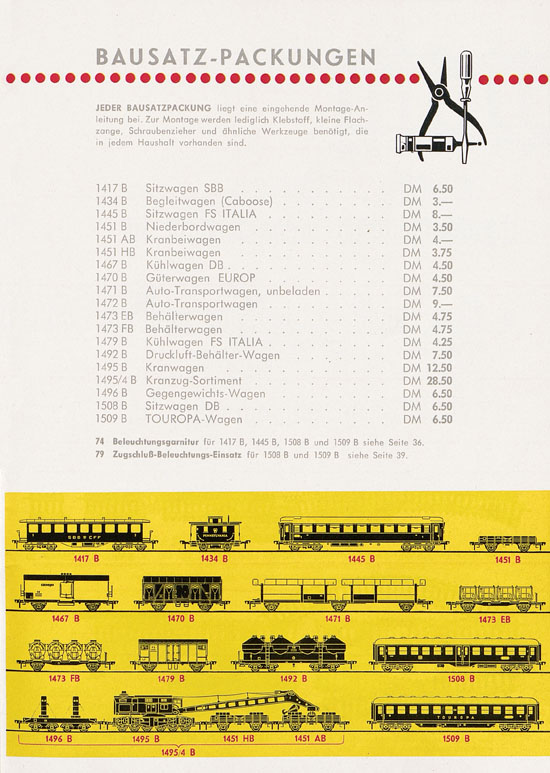 Fleischmann Katalog H0 1962-1963