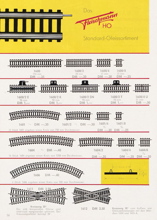 Fleischmann Katalog H0 1962-1963