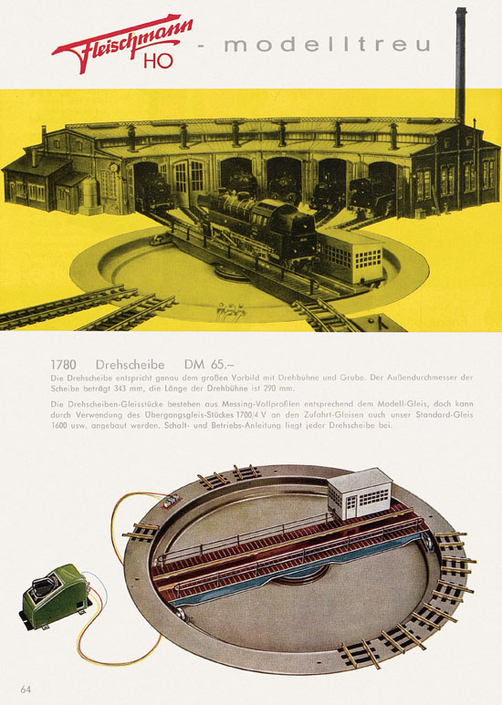 Fleischmann Katalog H0 1962-1963