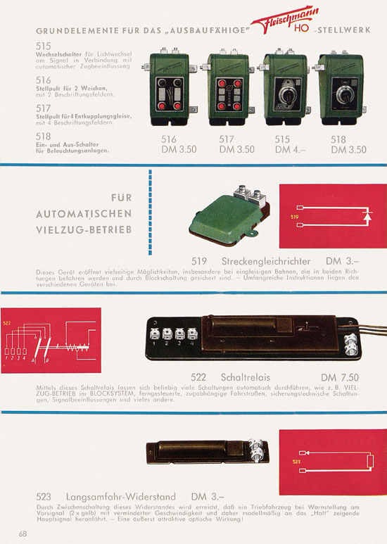 Fleischmann Katalog H0 1962-1963