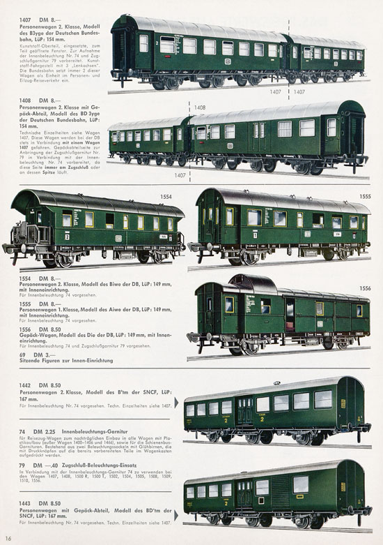 Fleischmann H0 International Auto-Ralley Katalog 1967-1968