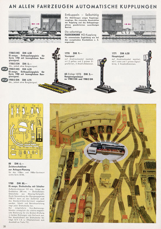 Fleischmann H0 International Auto-Ralley Katalog 1967-1968