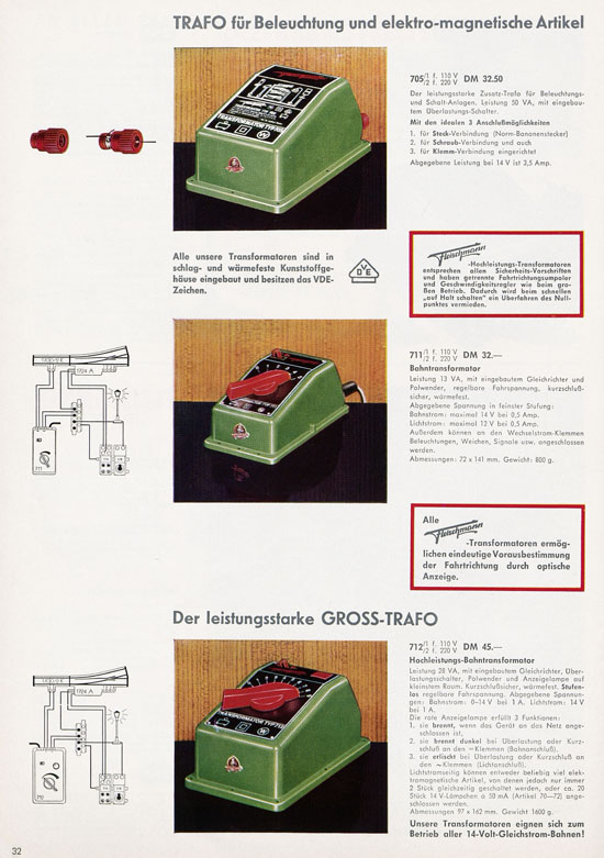 Fleischmann H0 International Auto-Ralley Katalog 1967-1968