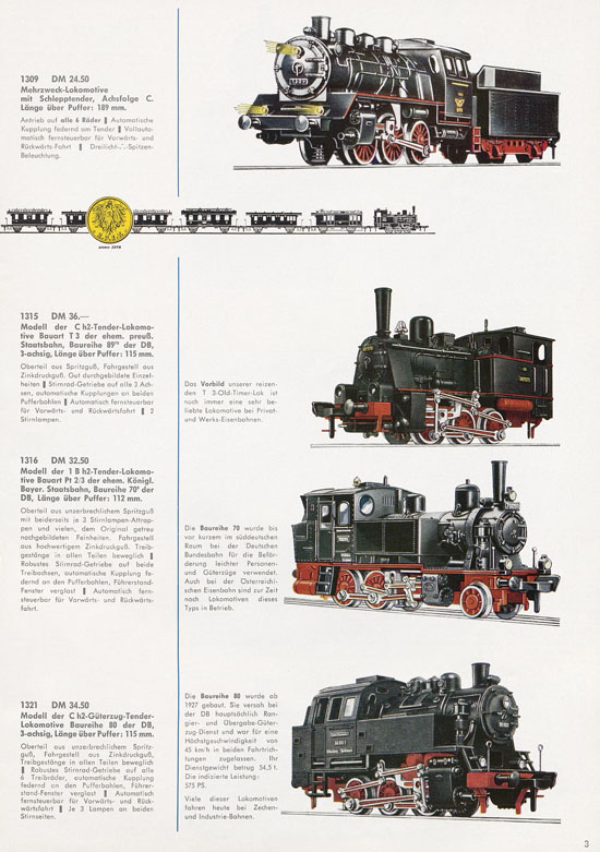 Fleischmann Katalog Modelleisenbahn Auto-Ralley 1968-1969