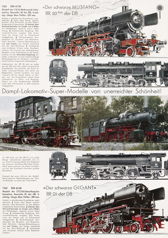 Fleischmann Katalog Modelleisenbahn Auto-Ralley 1968-1969