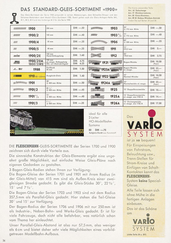 Fleischmann Katalog Modelleisenbahn Auto-Ralley 1968-1969