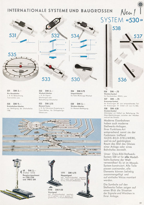 Fleischmann Katalog Modelleisenbahn Auto-Ralley 1968-1969