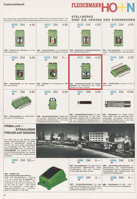 Fleischmann Katalog 1971