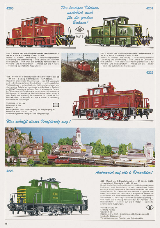 Fleischmann Katalog 1974