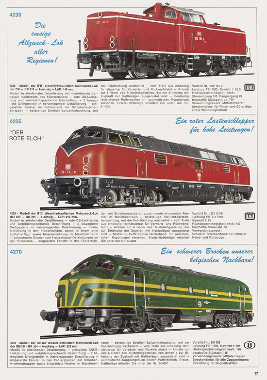 Fleischmann Katalog 1974