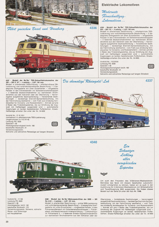 Fleischmann Katalog 1974