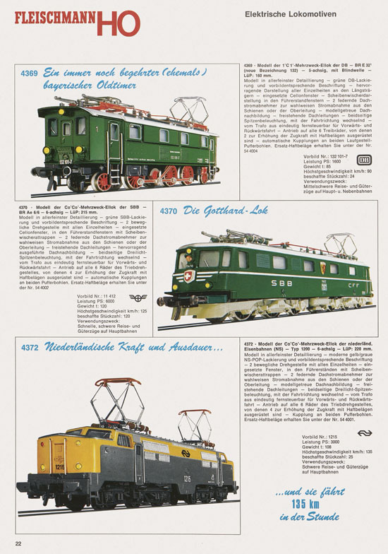 Fleischmann Katalog 1974