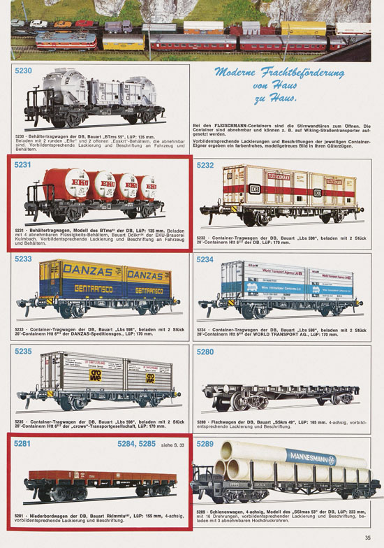 Fleischmann Katalog 1974