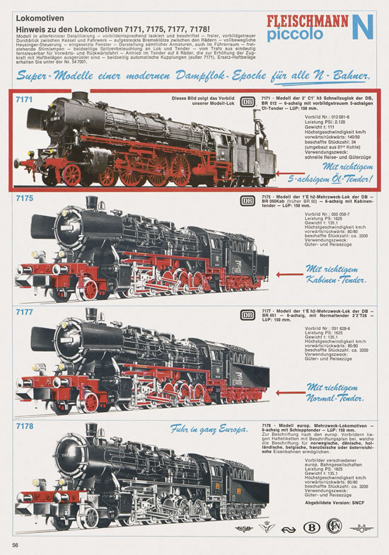 Fleischmann Katalog 1974