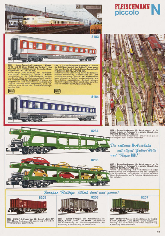 Fleischmann Katalog 1974