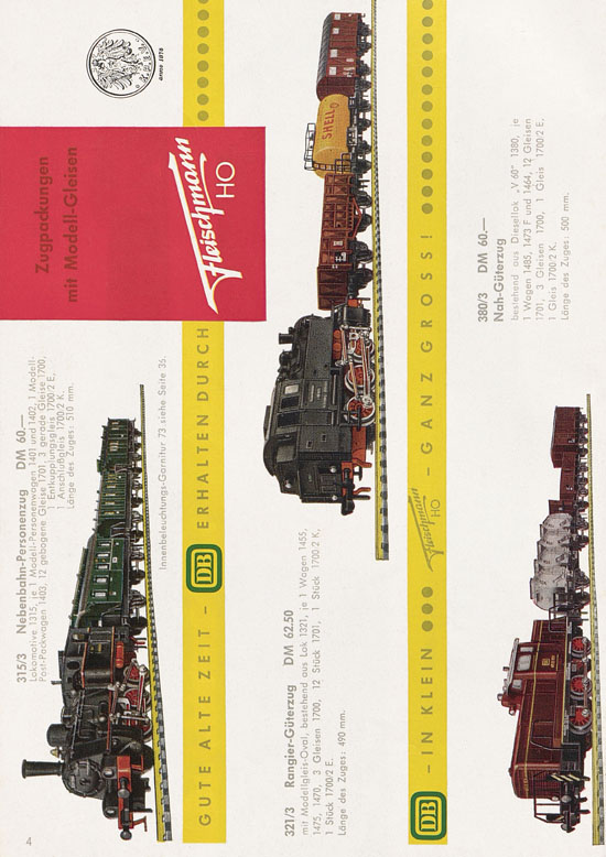 Fleischmann Katalog H0 1963-1964