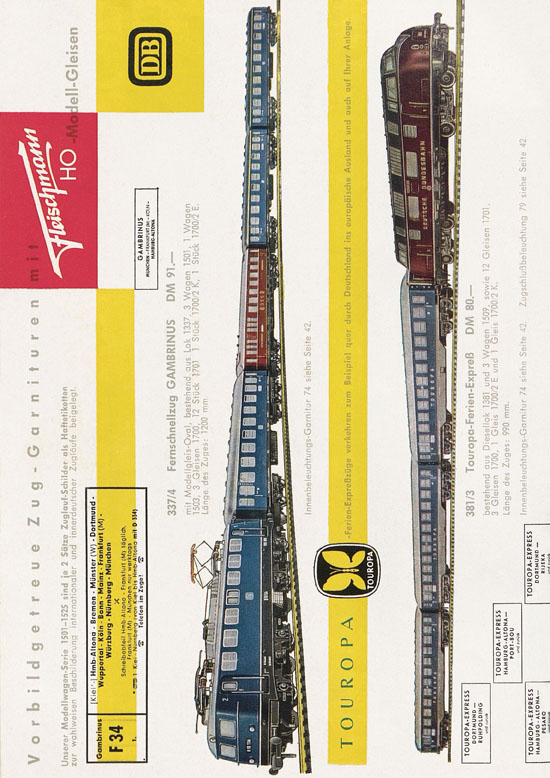 Fleischmann Katalog H0 1963-1964