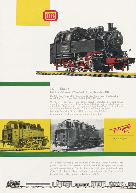 Fleischmann Katalog H0 1963-1964