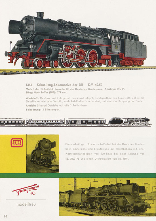 Fleischmann Katalog H0 1963-1964