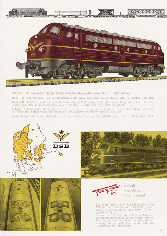 Fleischmann Katalog H0 1963-1964