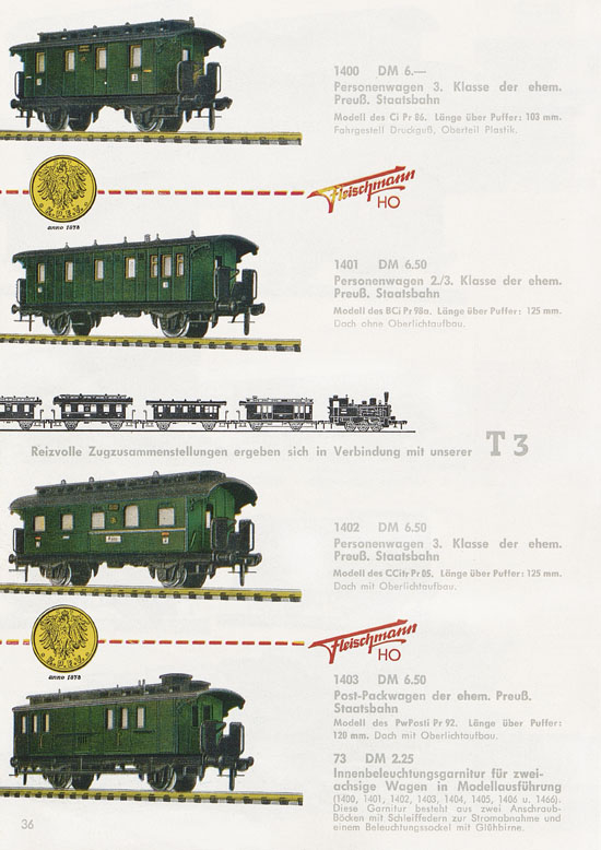 Fleischmann Katalog H0 1963-1964