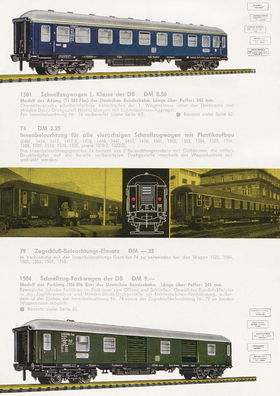 Fleischmann Katalog H0 1963-1964