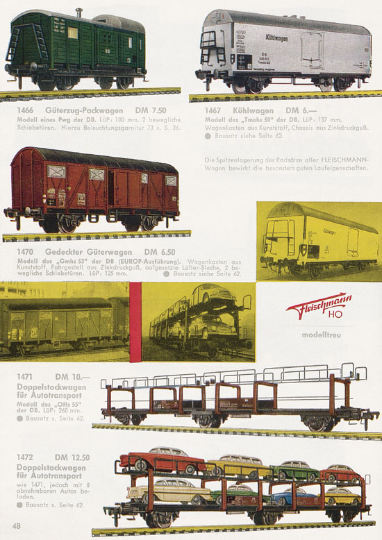 Fleischmann Katalog H0 1963-1964