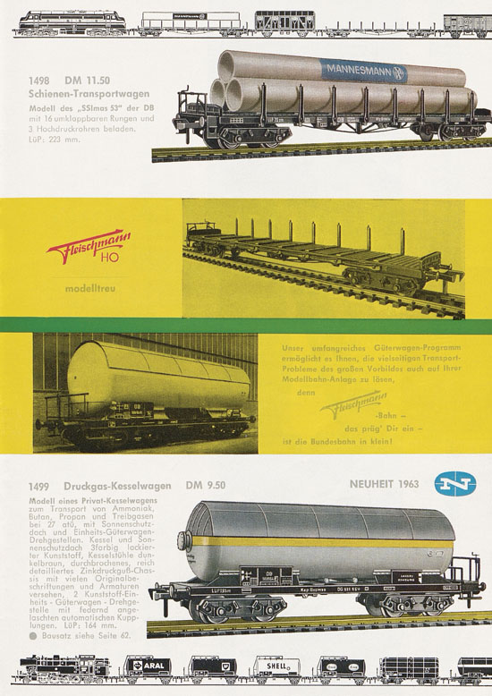 Fleischmann Katalog H0 1963-1964