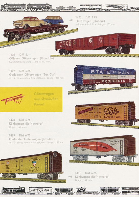 Fleischmann Katalog H0 1963-1964