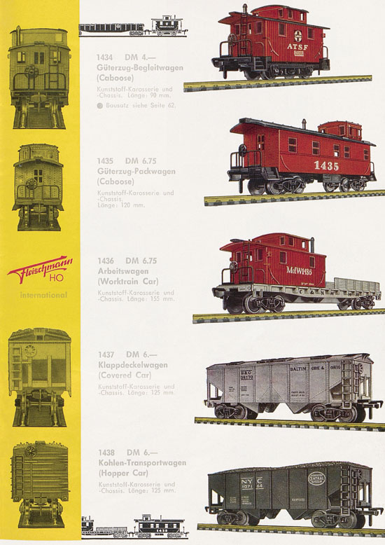 Seite 61 Fleischmann Katalog H0 1963-1964