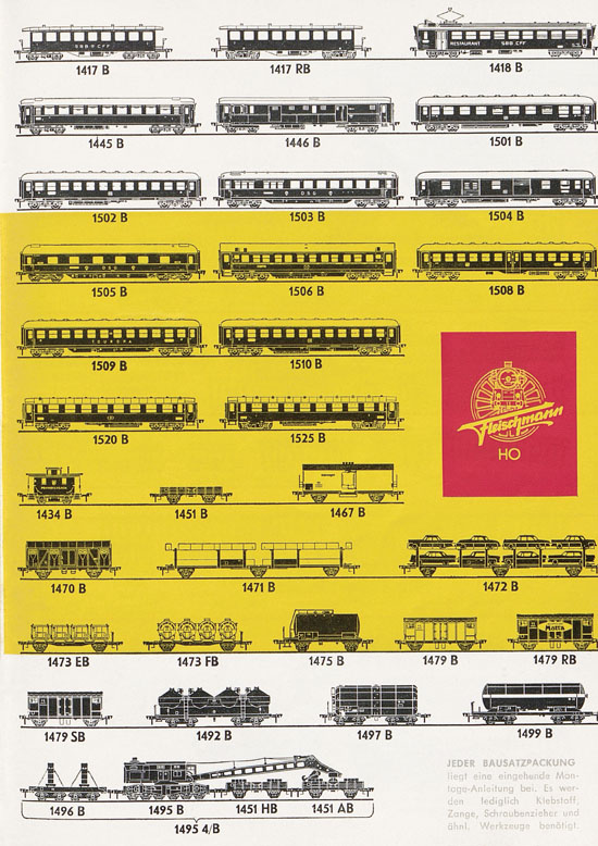 Fleischmann Katalog H0 1963-1964