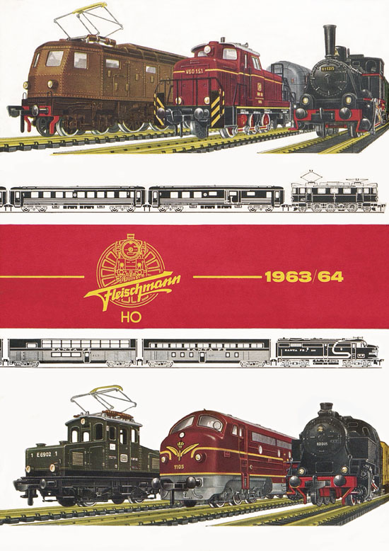 Fleischmann Katalog H0 1963-1964