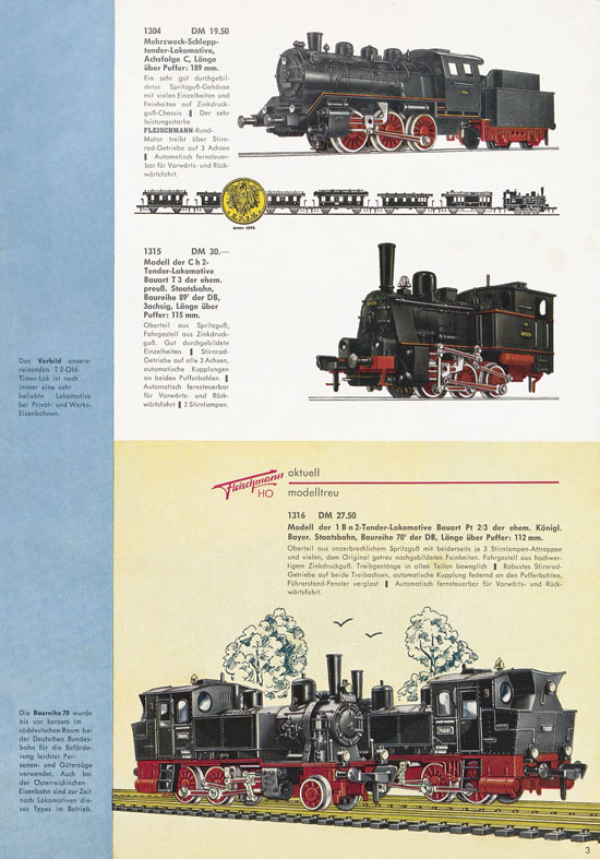 Fleischmann Katalog H0 International 1965-1966