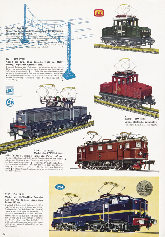 Fleischmann Katalog H0 International 1965-1966