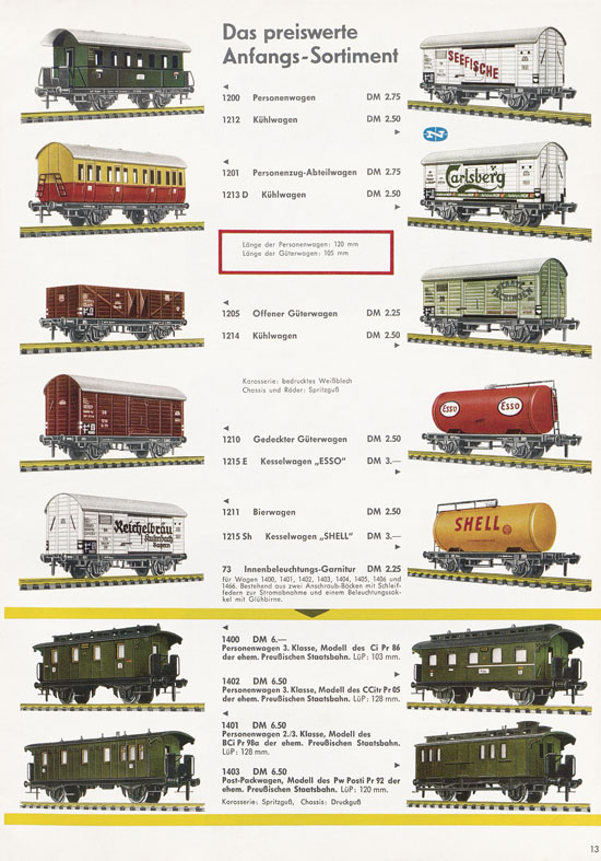 Fleischmann Katalog H0 International 1965-1966