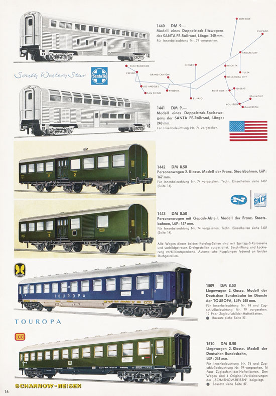 Fleischmann Katalog H0 International 1965-1966