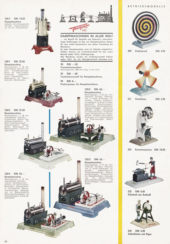 Fleischmann Katalog H0 International 1965-1966