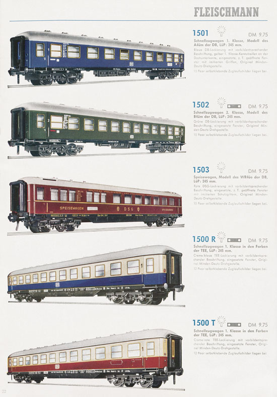 Fleischmann Katalog 1969