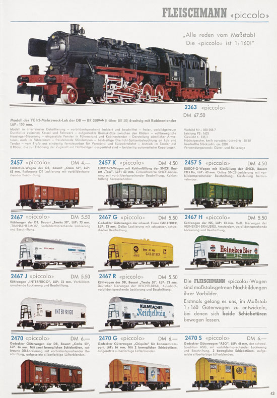 Fleischmann Katalog 1969