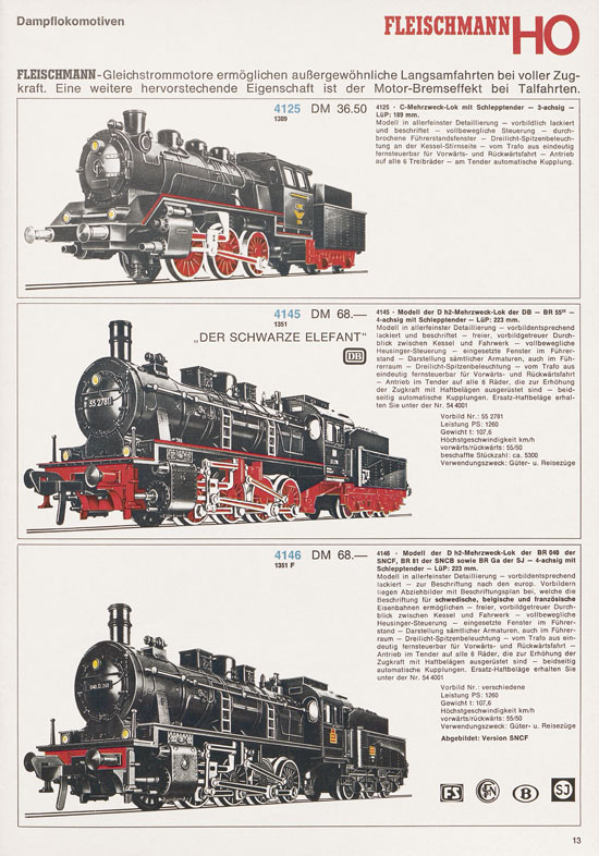 Fleischmann Katalog 1972