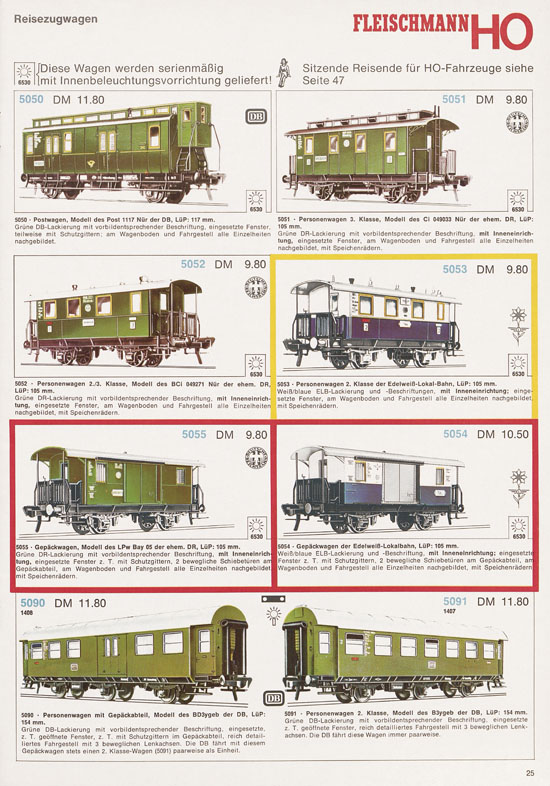 Fleischmann Katalog 1972